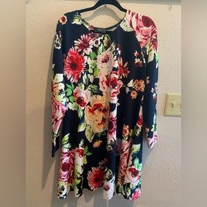 AX Paris Long Sleeve Floral Dress 20